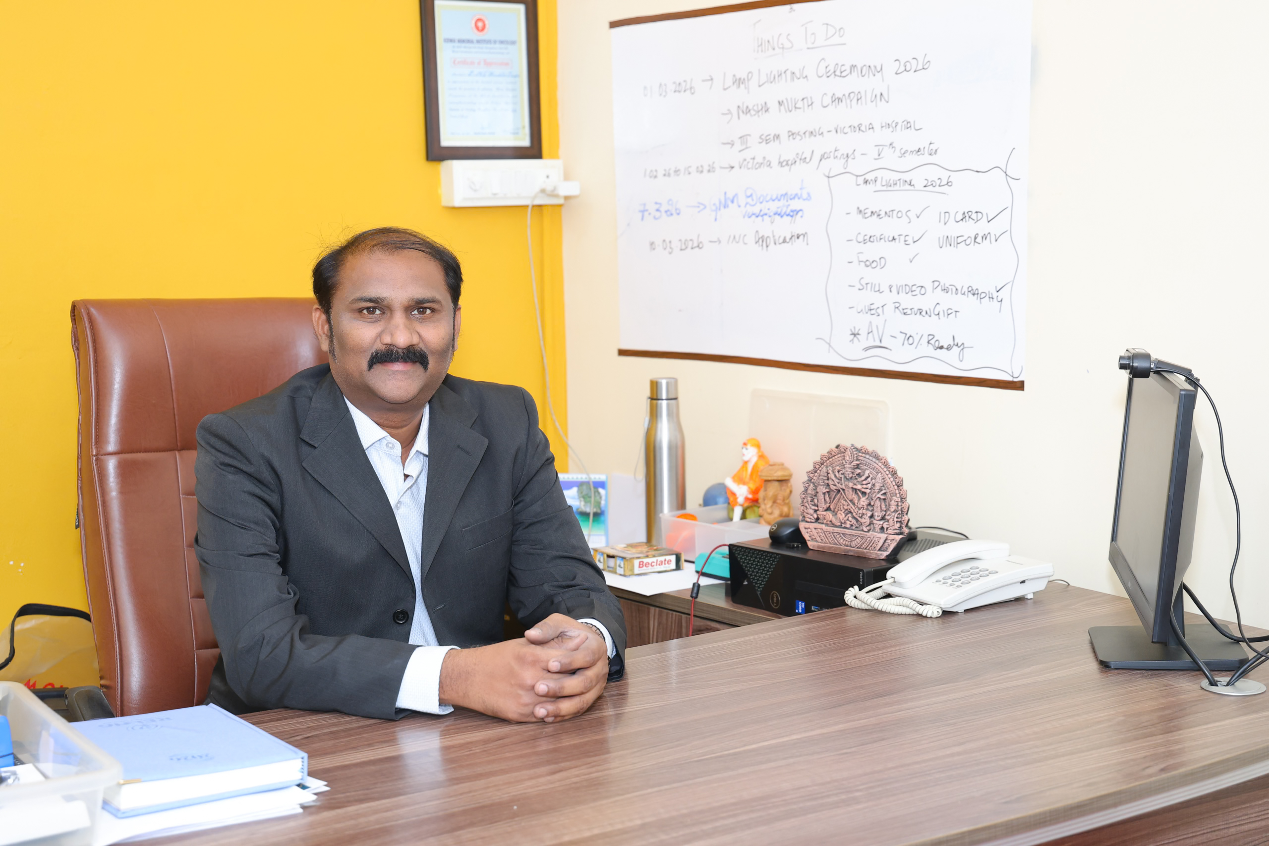 Prof. Karthik Aiyappa Sathyan, Principal of DMJIONS